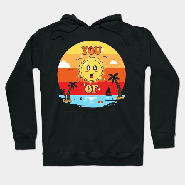 Retro Sunset Hoodie by inkonfiremx